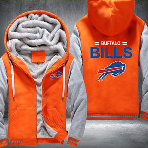 Football Bills Printing Fleece Hoodies Jacket