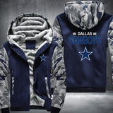 Football Cowboys Printing Fleece Hoodies Jacket