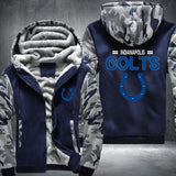 Football Colts Printing Fleece Hoodies Jacket