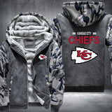 Football Chiefs Printing Fleece Hoodies Jacket