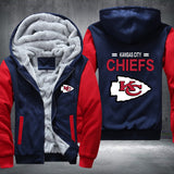 Football Chiefs Printing Fleece Hoodies Jacket