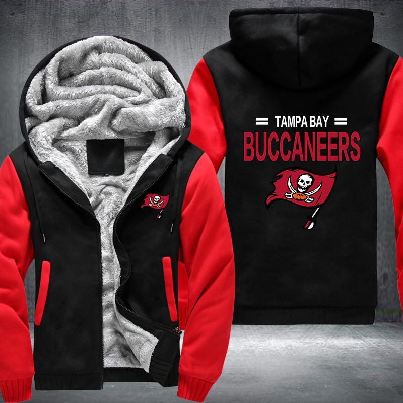 Football Buccaneers Printing Fleece Hoodies Jacket