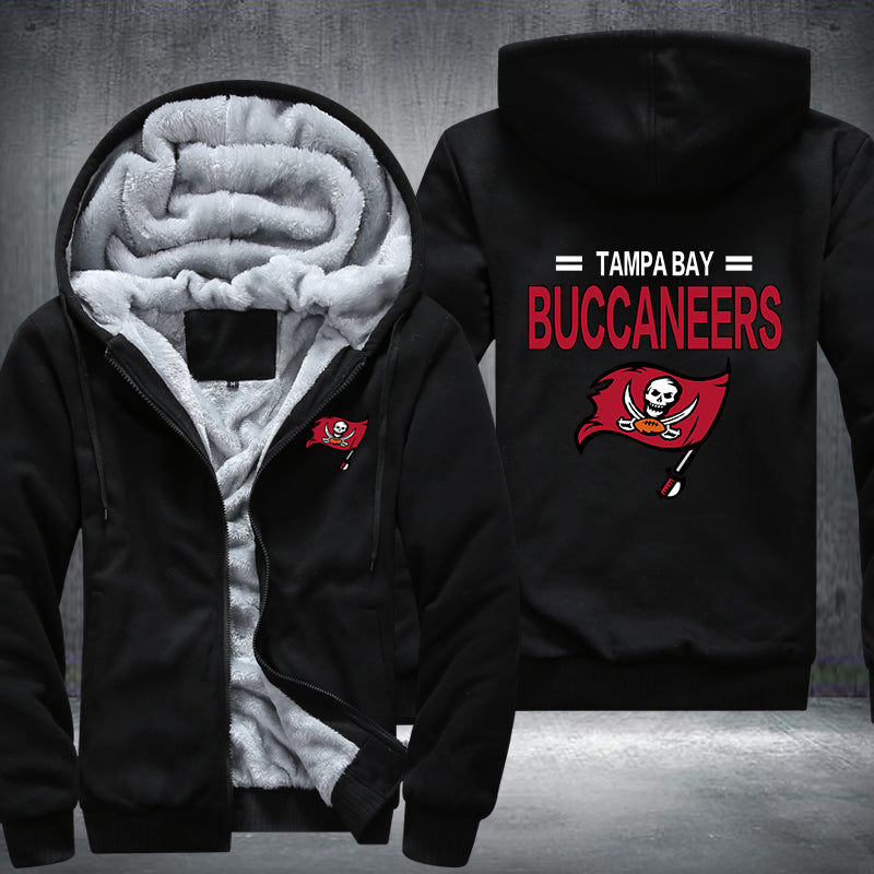 Football Buccaneers Printing Fleece Hoodies Jacket