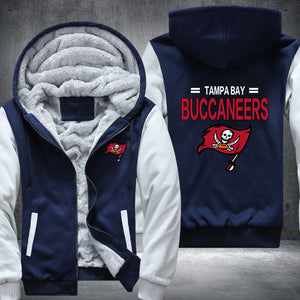 Football Buccaneers Printing Fleece Hoodies Jacket