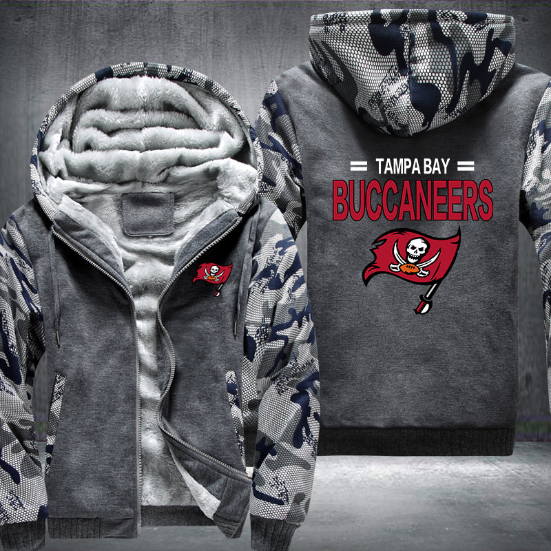 Football Buccaneers Printing Fleece Hoodies Jacket