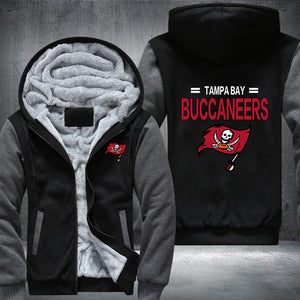 Football Buccaneers Printing Fleece Hoodies Jacket