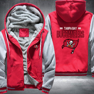 Football Buccaneers Printing Fleece Hoodies Jacket