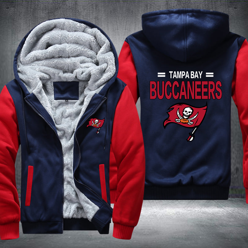 Football Buccaneers Printing Fleece Hoodies Jacket