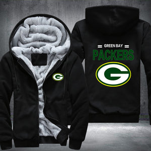 Football Packers Printing Fleece Hoodies Jacket