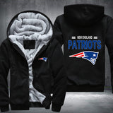 Football Patriots Printing Fleece Hoodies Jacket