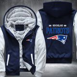 Football Patriots Printing Fleece Hoodies Jacket