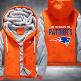 Football Patriots Printing Fleece Hoodies Jacket