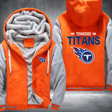 Football Titans Printing Fleece Hoodies Jacket