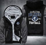 Blues Fleece Hoodies Jacket