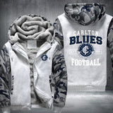 Blues Fleece Hoodies Jacket