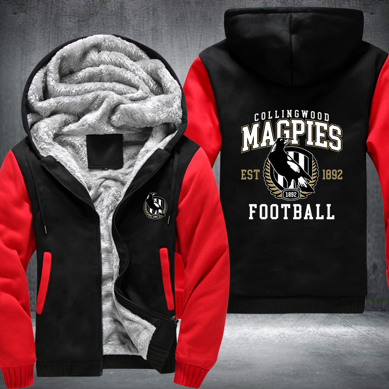 Magpies Fleece Hoodies Jacket