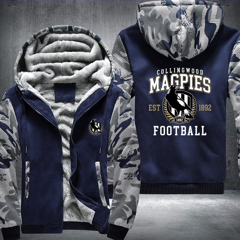 Magpies Fleece Hoodies Jacket