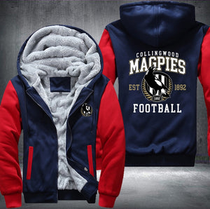 Magpies Fleece Hoodies Jacket