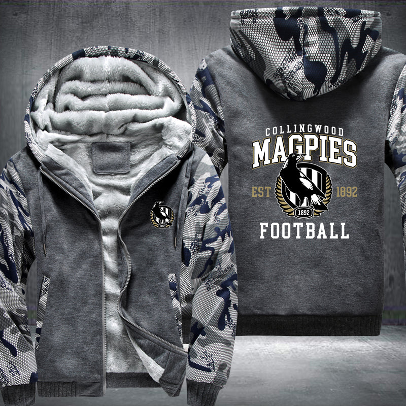 Magpies Fleece Hoodies Jacket