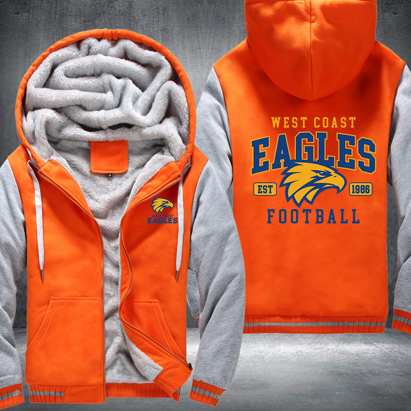 West Eagles Fleece Hoodies Jacket