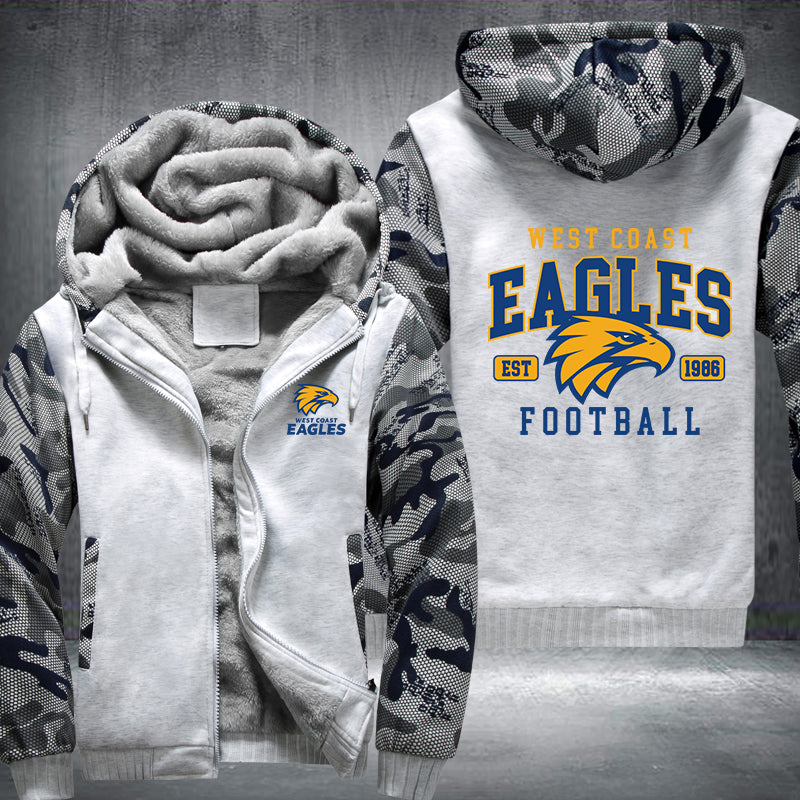 West Eagles Fleece Hoodies Jacket