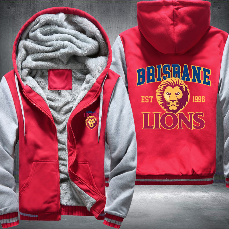 Lions Fleece Hoodies Jacket