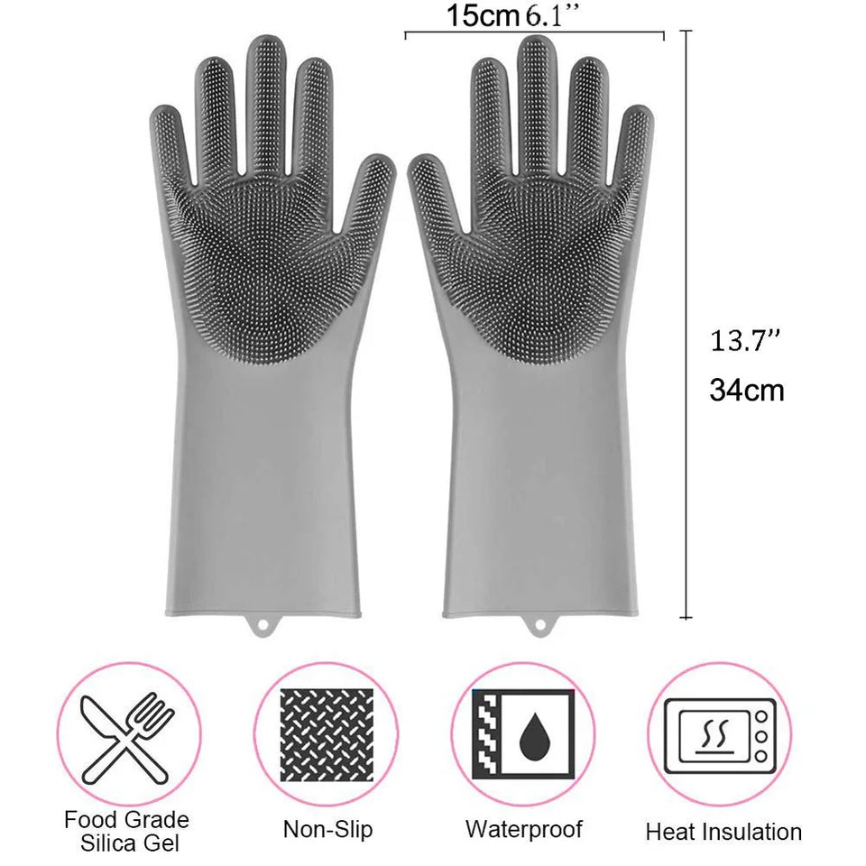 Washing Silicone Gloves