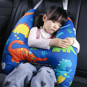 Cute Animal Pattern Car Headrest Pillow