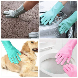 Washing Silicone Gloves