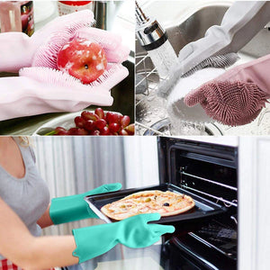 Washing Silicone Gloves