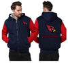 Arizona Cardinals Printing Fleece Red Hoodies Jacket