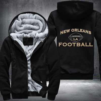 New Orleans Football Fleece Hoodies Jacket