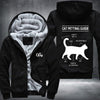 CAT PETTING GUIDE Fleece Hoodies Jacket