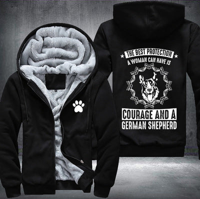 The best protection German Shepherd Fleece Hoodies Jacket