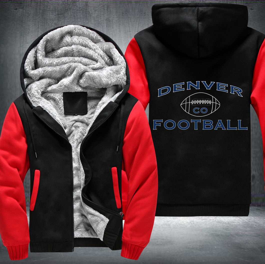 Denver Football Fleece Hoodies Jacket
