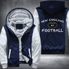 MA New England Football Fleece Hoodies Jacket