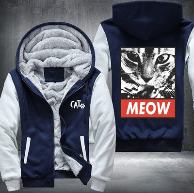 MEOW CAT Fleece Hoodies Jacket