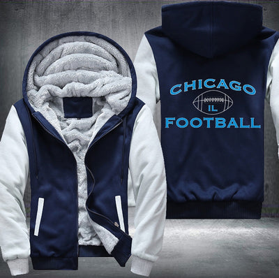 Chicago Football Fleece Hoodies Jacket