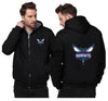 Charlotte Hornets Printing Fleece Black Hoodies Jacket