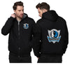 Dallas Mavericks Printing Fleece Black Hoodies Jacket