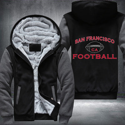 San Francisco Football Fleece Hoodies Jacket