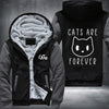 CATS ARE FOREVER Fleece Hoodies Jacket