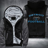 Detroit Football Fleece Hoodies Jacket