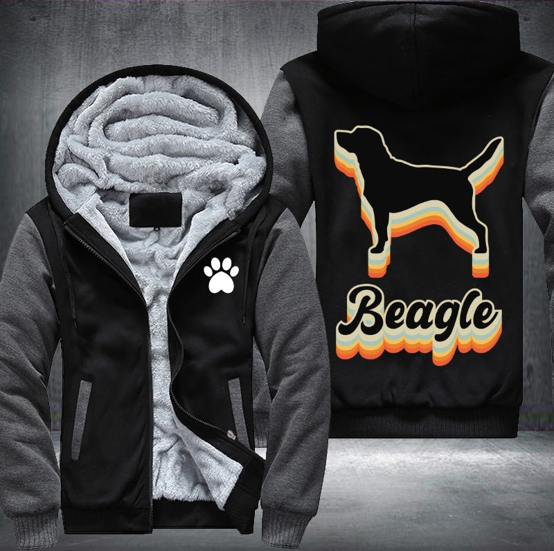 Beagle dog Fleece Hoodies Jacket
