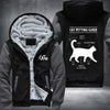 CAT PETTING GUIDE Fleece Hoodies Jacket