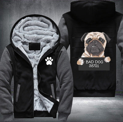 Bad dog Fleece Hoodies Jacket