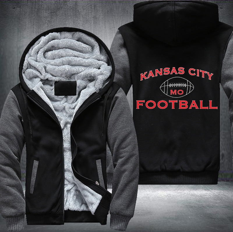 Kansas City Football Fleece Hoodies Jacket