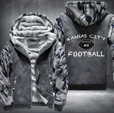 MO Kansas City Football Fleece Hoodies Jacket