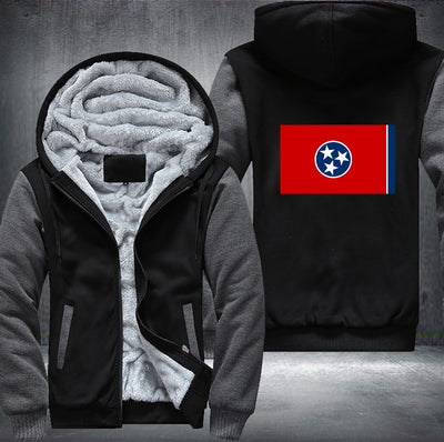 Flag of Tennessee Fleece Hoodies Jacket
