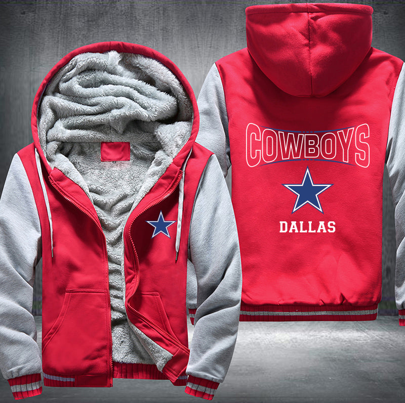 Dallas Cowboys NFL Christmas Personalized Hoodie Zipper Fleece Jacket -  Growkoc